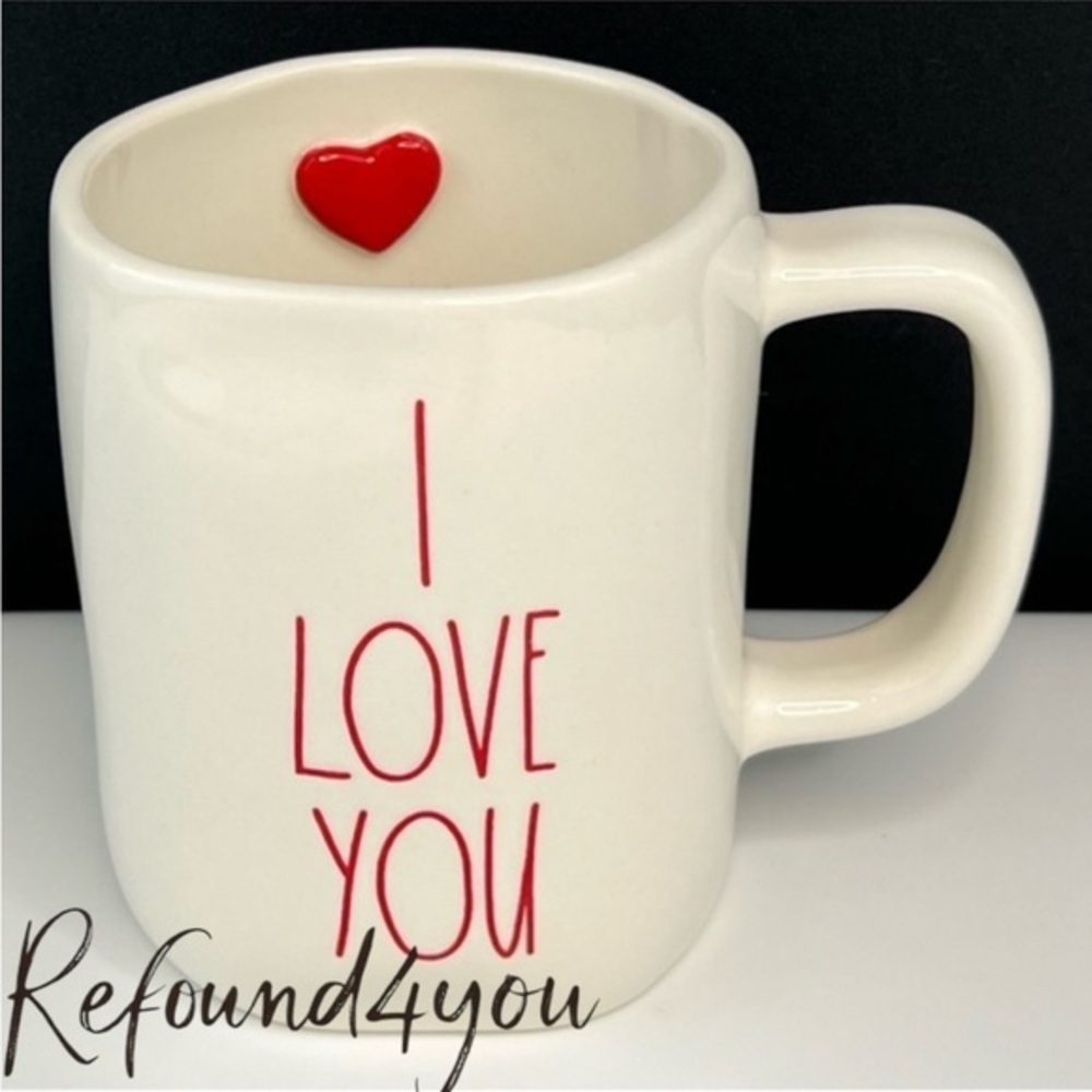 Rae Dunn - 3/$48 - ‘I Love You’ ceramic mug. NWT.